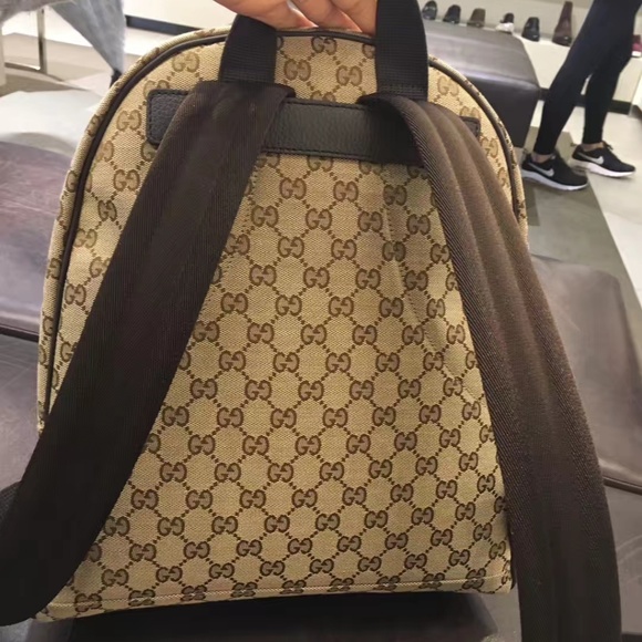 Gucci Canvas Guccissima Backpack main image 6